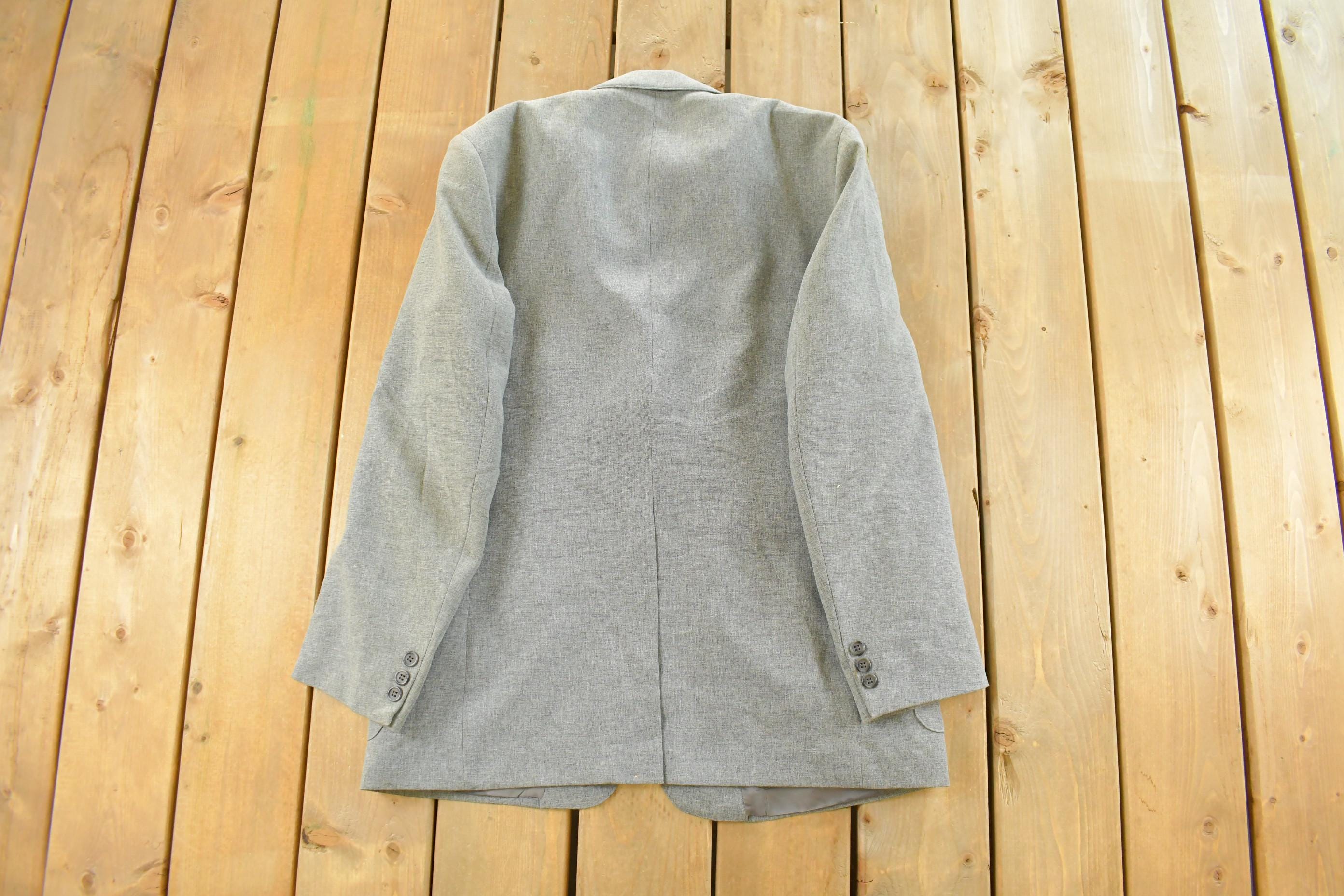 Vintage 1970s Levi's Action Suit Button Up Blazer Jacket Men's Medium