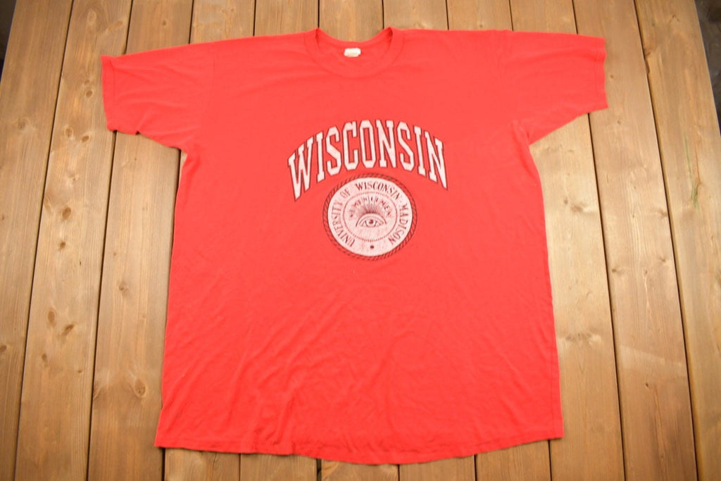 Vintage 1990s University of Wisconsin Collegiate T-Shirt