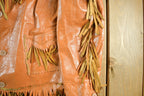 Vintage 1970s 1980s Leather Western Fringe Jacket Womens XS-S  Cowgirl Tassles Country  Fall Outerwear Leather Coat