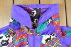 Vintage 1990s Lavon Fancy Pattern Windbreaker Ski Jacket
