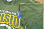 Vintage 1996 Green Bay Packers Back-To-Back NFC Central Division Champions Single Stitch NFL Football Graphic T-Shirt