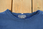Vintage 1990s Distressed University Of Michigan Wolverines Collegiate Crewneck Sweatshirt Men's Large