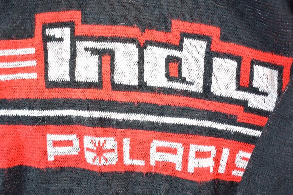 Vintage 1990s Indy Polaris Knit Snowmobile Crewneck Sweater Mens XS