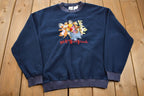 Vintage 1990s 100 Acre Wood Winnie The Pooh Disney Fleece Crewneck