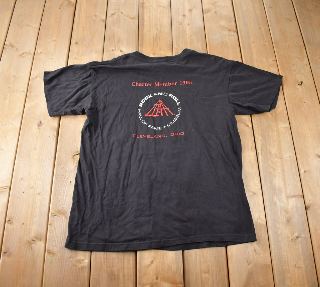 Vintage 1995 Rock and Roll Hall Of Fame Souvenir T Shirt Made In USA Size XL