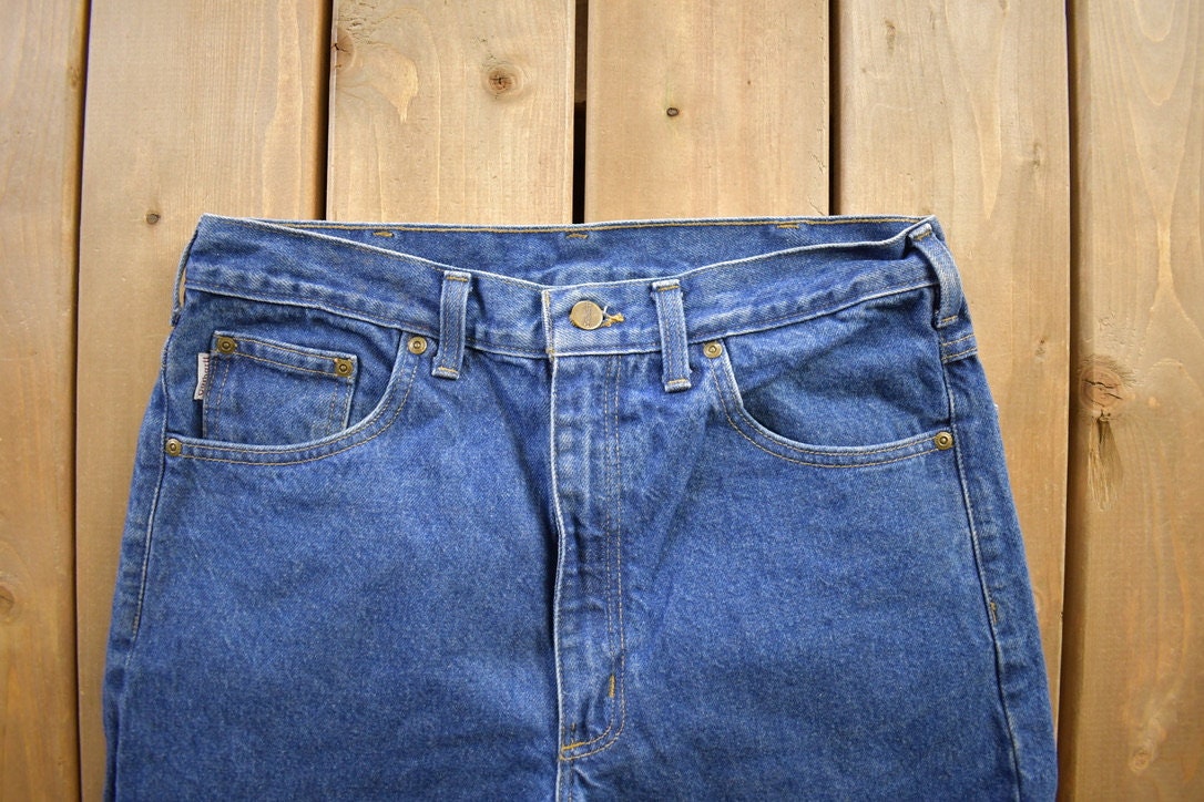 Vintage 1990s Carhartt Blue Jeans Size 32x32