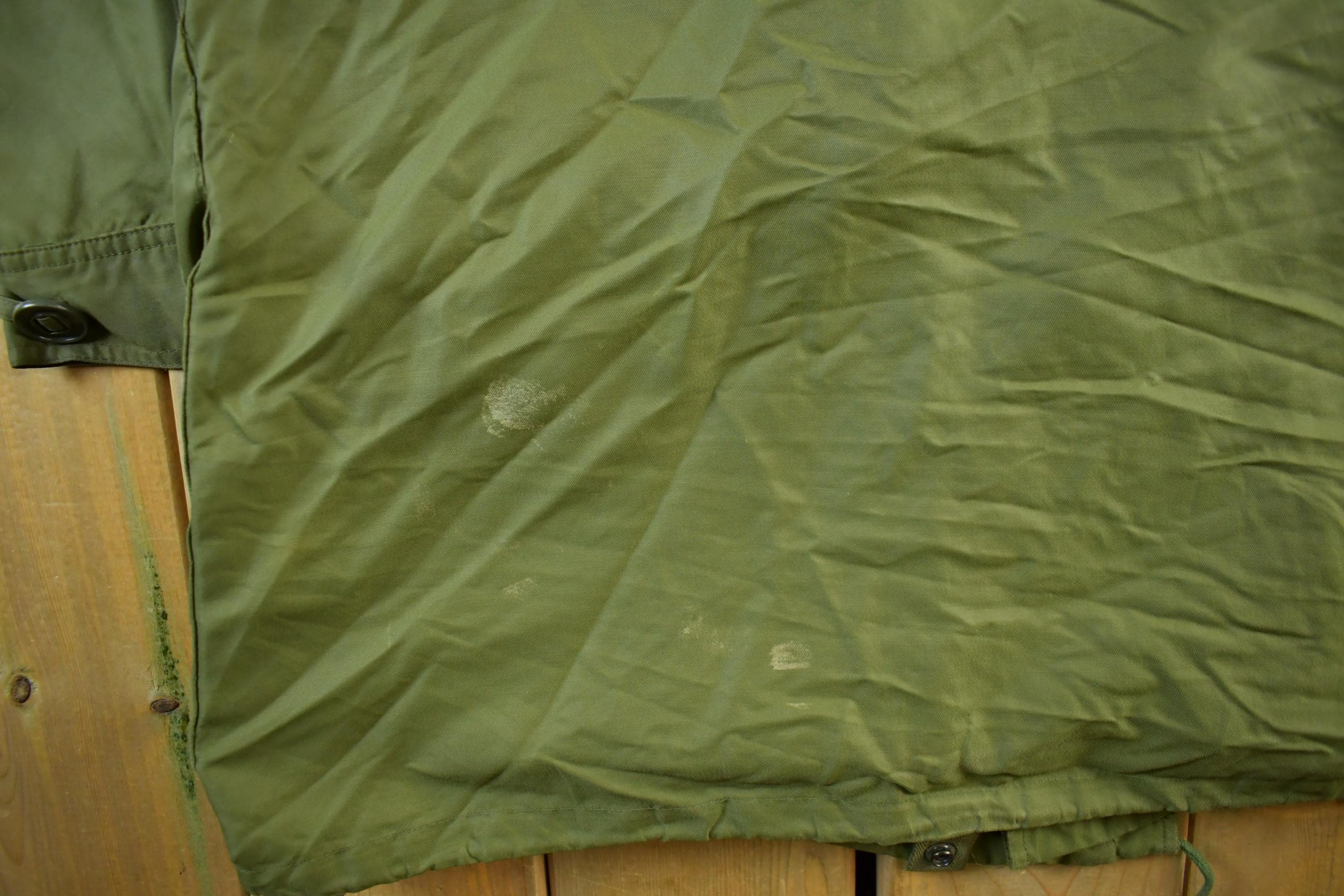 Vintage 1980s Canadian Army Military Field Jacket Men's Large