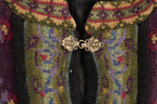Vintage 1990s Icelandic Design Wool Knitted Cardigan Sweater