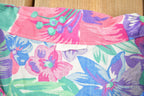 Vintage 1980s Floral Button Up Shirt