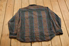 Vintage 1990s Arrow Shelter Bay Plaid Flannel Button Up Shirt