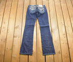 Vintage Y2K Miss Me Bedazzled Low Rise Jeans Size 26x32