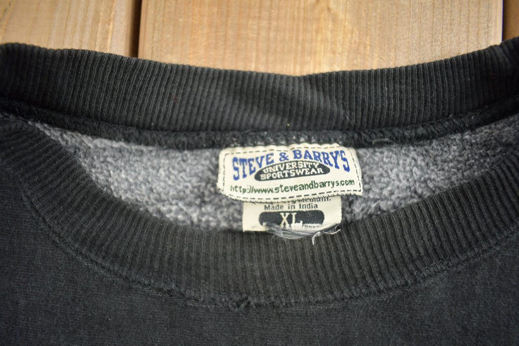 Vintage 1990s Purdue Steve And Barrys Embroidered Crewneck