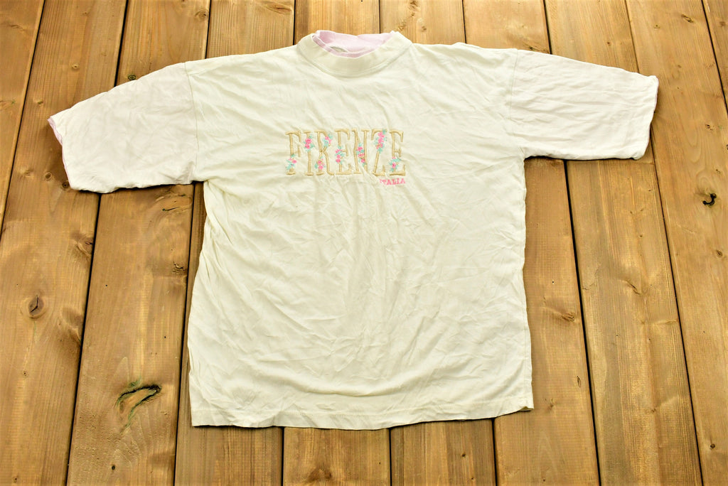 Vintage 1990s Firenze Italy Layered T-Shirt