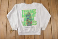Vintage 1990 Teenage Mutant Ninja Turtles Youth Crewneck Sweatshirt Made In Canada