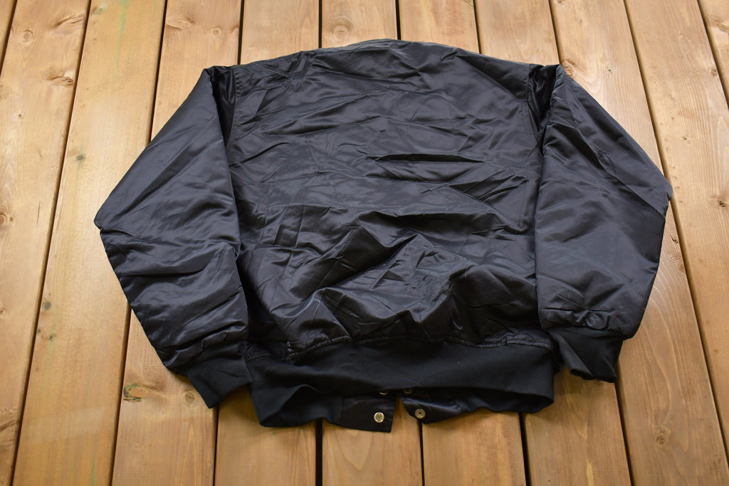 Vintage 1990s The Game Embroidered Satin Jacket Jacket