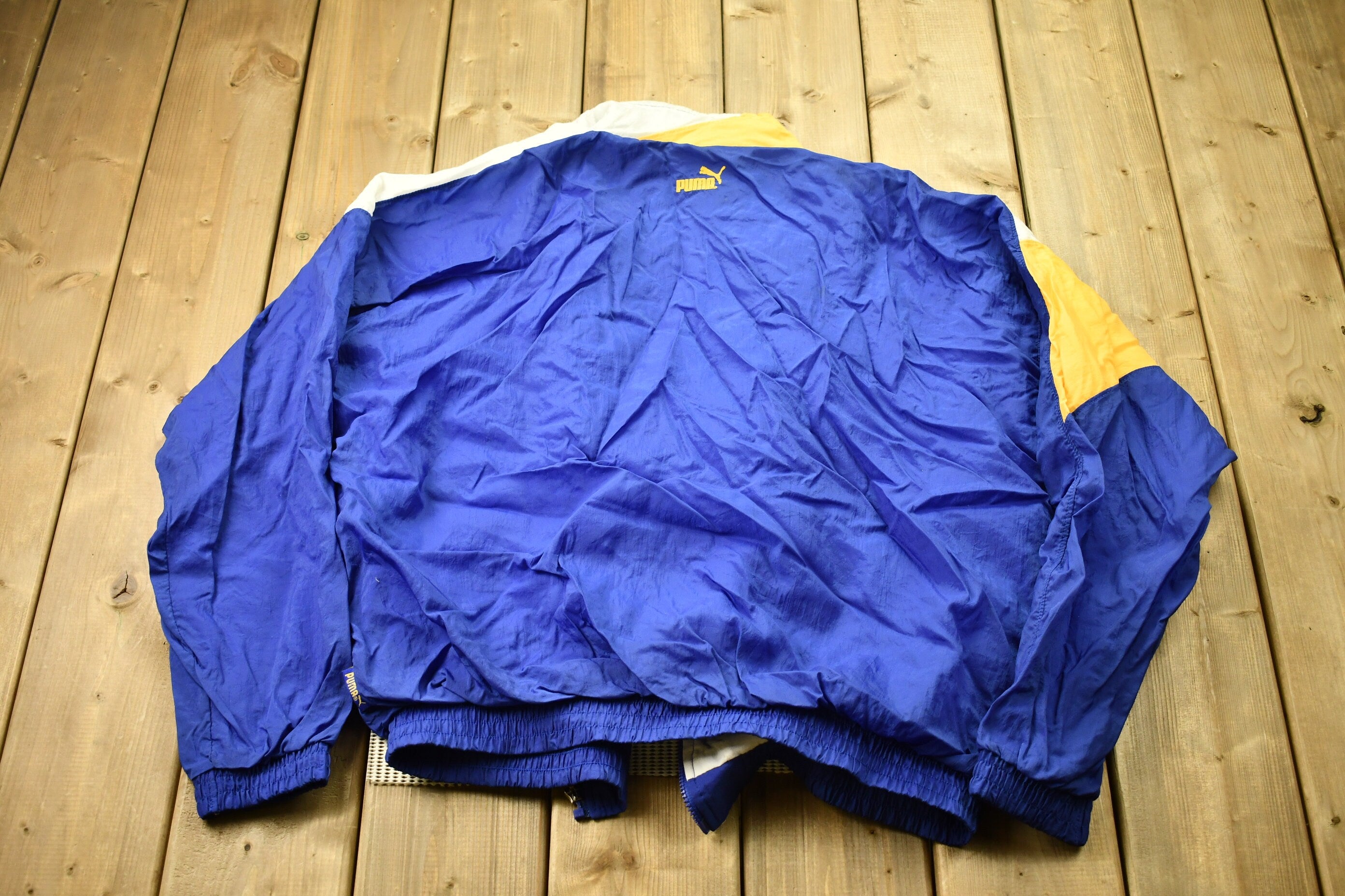 Vintage 1990s Puma Full Zip Windbreaker Jacket