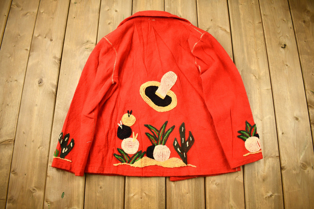 Vintage 1950s Mexican Embroidered Souvenir Jacket