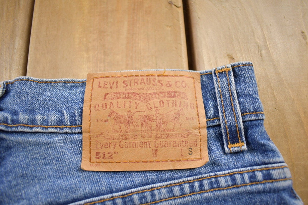 Vintage 1990s Levi's 512 Slim Fit Jeans Size 34x30
