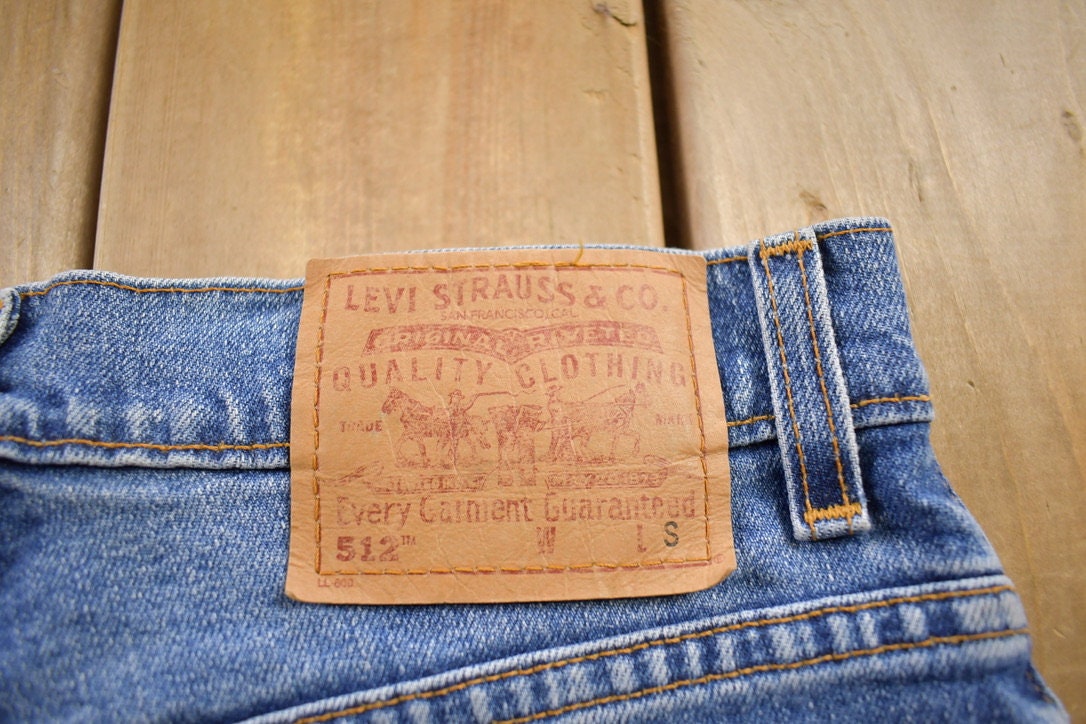 Vintage 1990s Levi's 512 Slim Fit Jeans Size 34x30