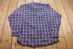 Vintage 1990s Main Stream Plaid Button Up Shirt