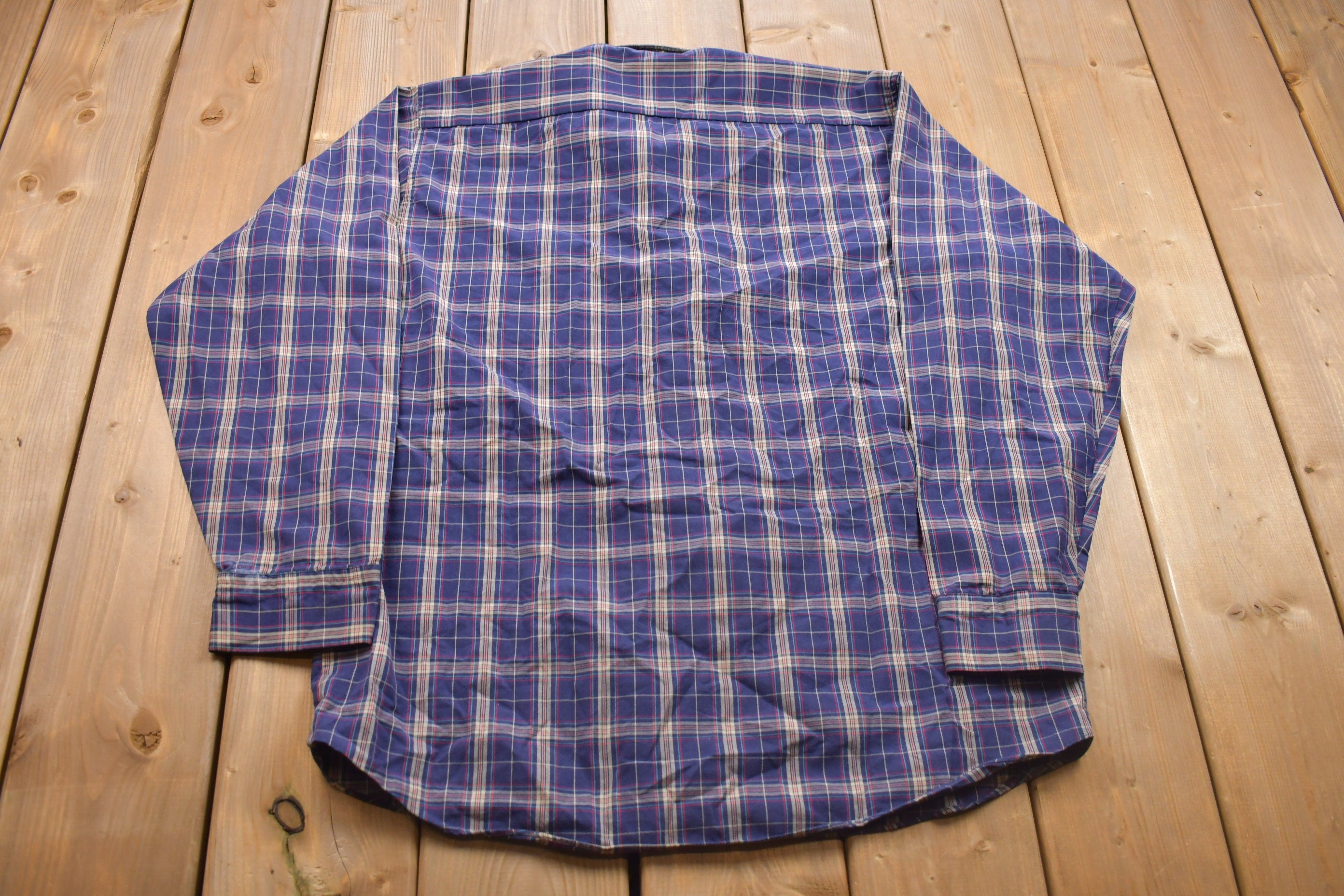 Vintage 1990s Main Stream Plaid Button Up Shirt