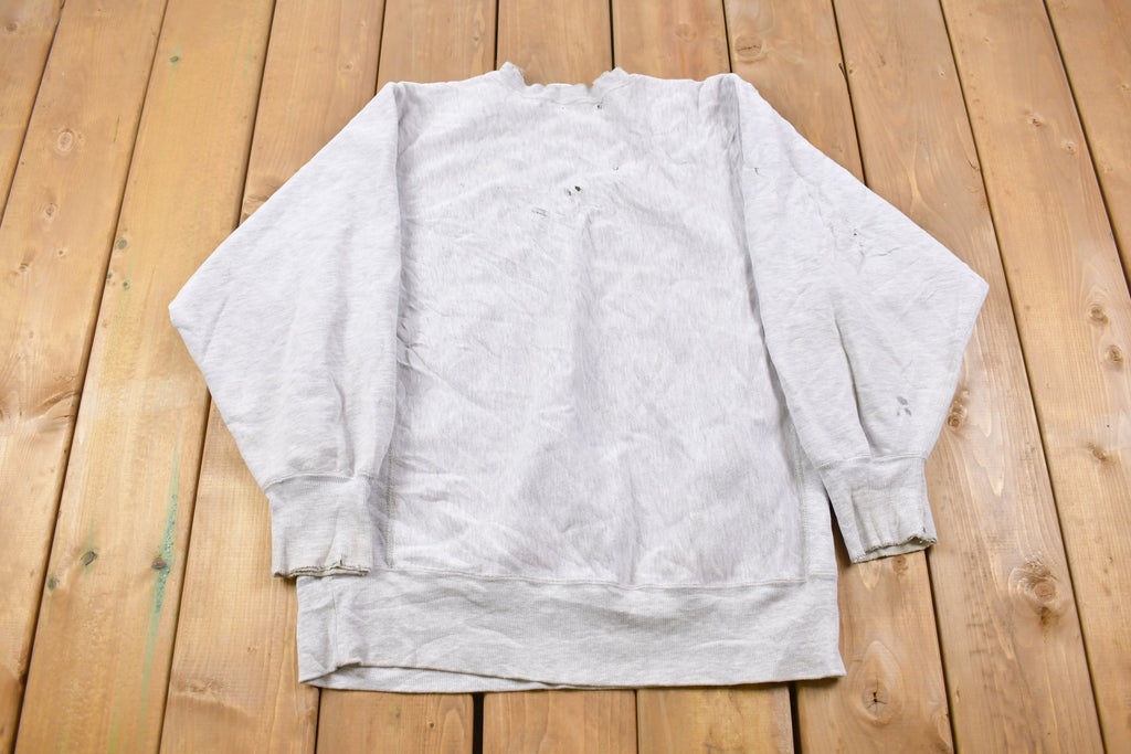 Vintage 1990s Champion Reverse Weave Distressed John Carroll Sweatshirt