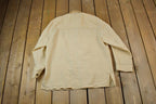 Vintage 1990s Field Stream Tan Windbreaker Button Up Jacket
