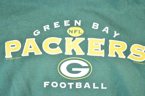 Vintage 2001 Green Bay Packers NFL Hoodie Sweatshirt Mens L / Football / Sportswear / Americana