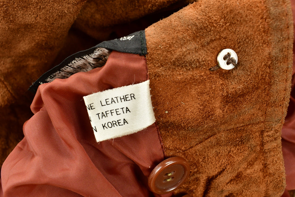Vintage 1980s The Tannery Leather Suede Women's Jacket