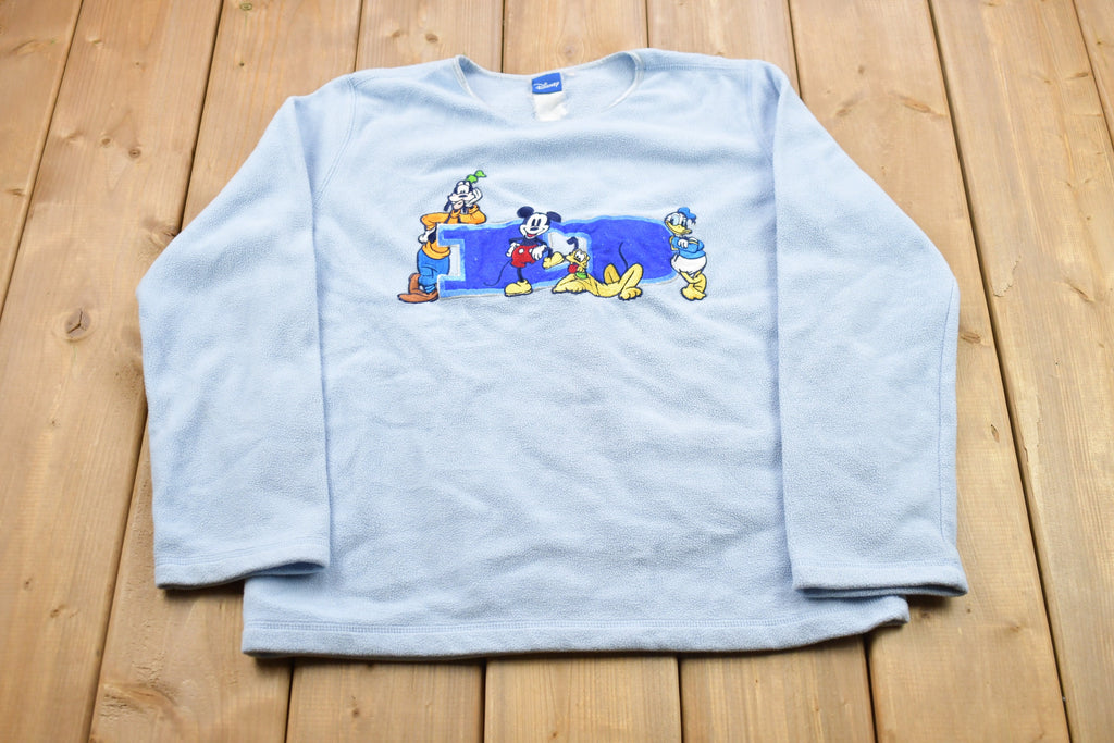 Vintage 1990s Mickey Mouse Disney Fleece Crewneck