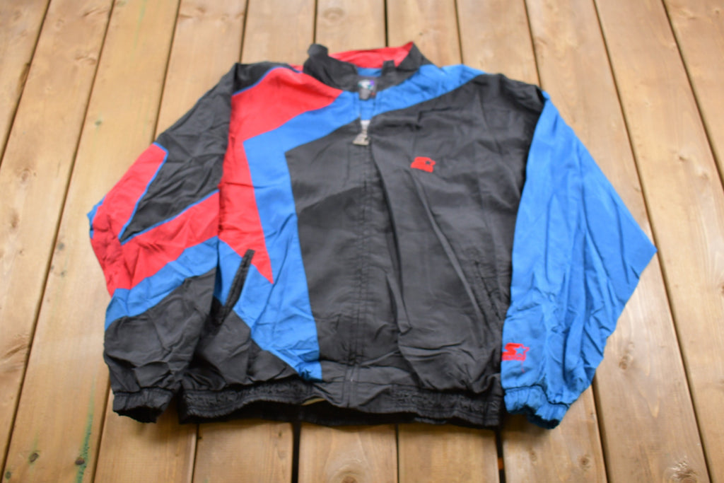 Vintage 1990s Starter Star Print Windbreaker Jacket