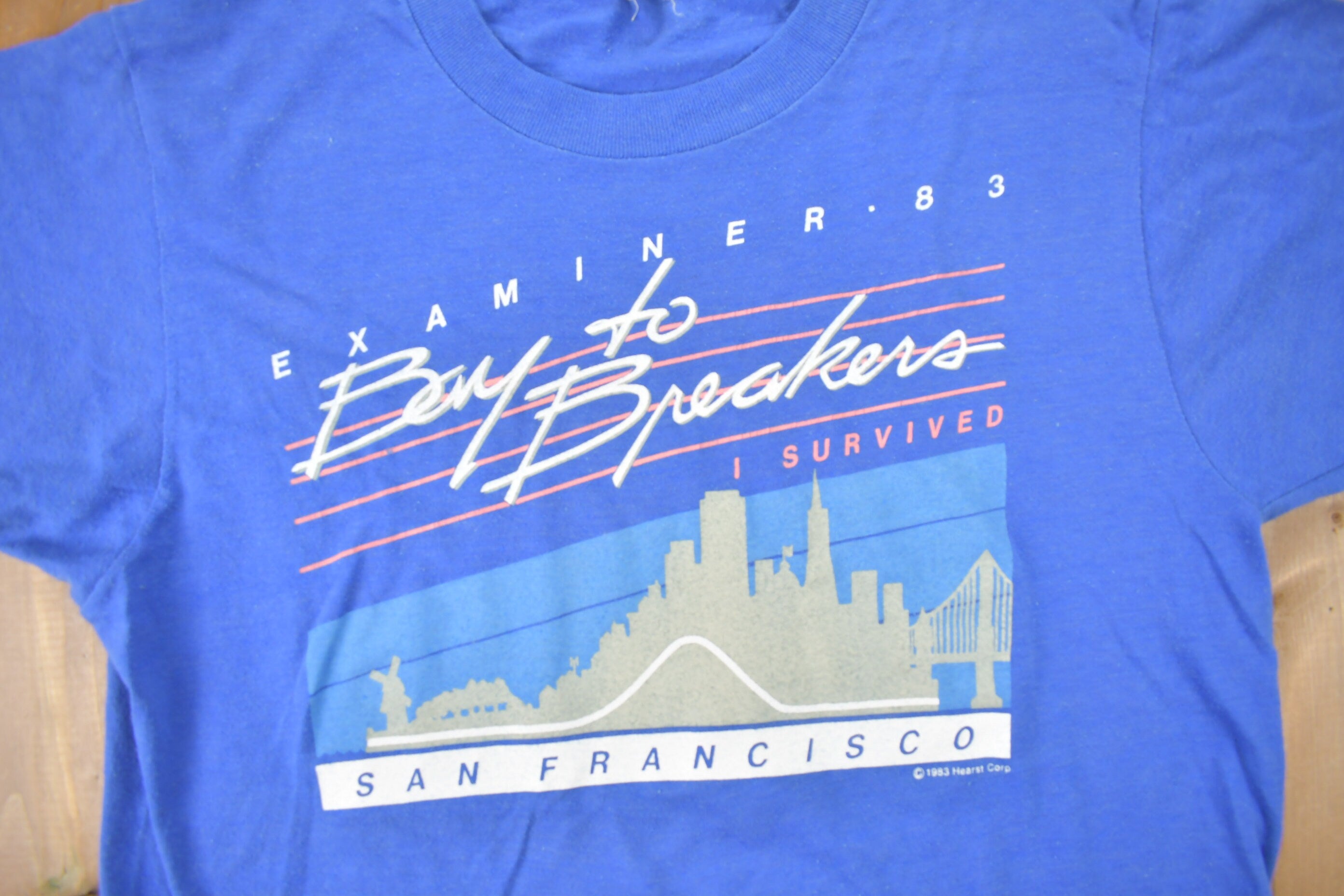 Vintage 1983 bay To Breakers San Fransisco Graphic T Shirt
