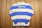 Vintage 1990s Shaker Soccer Striped Button Up Shirt