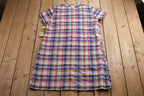 Vintage 1970's Plaid Dress