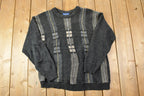 Vintage 1990s London Fog Limited Edition Knit Crewneck Sweater