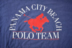 Vintage 1983 Panama City Beach Polo Team Souvenir Travel Single Stitch T Shirt Made In USA
