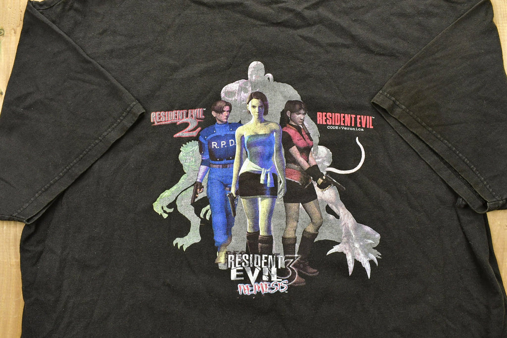 Vintage 90's Resident Evil 1, 2 & 3 Promo T-Shirt
