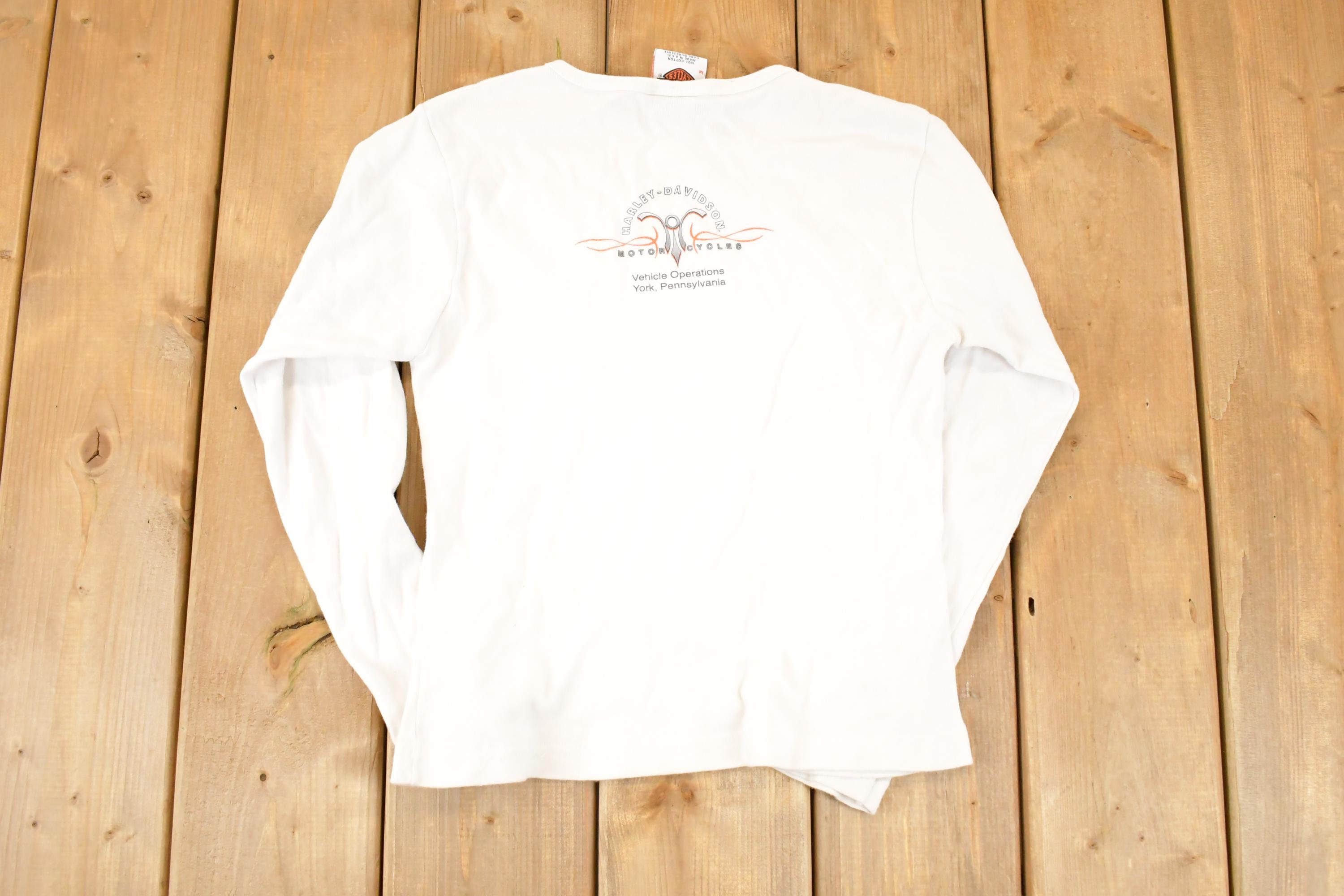 Vintage Y2K Harley Davidson Motorcycles Biker T-Shirt Women's M