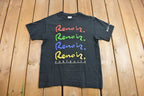 Vintage 1990s Renoir Portraits Graphic Art T-Shirt
