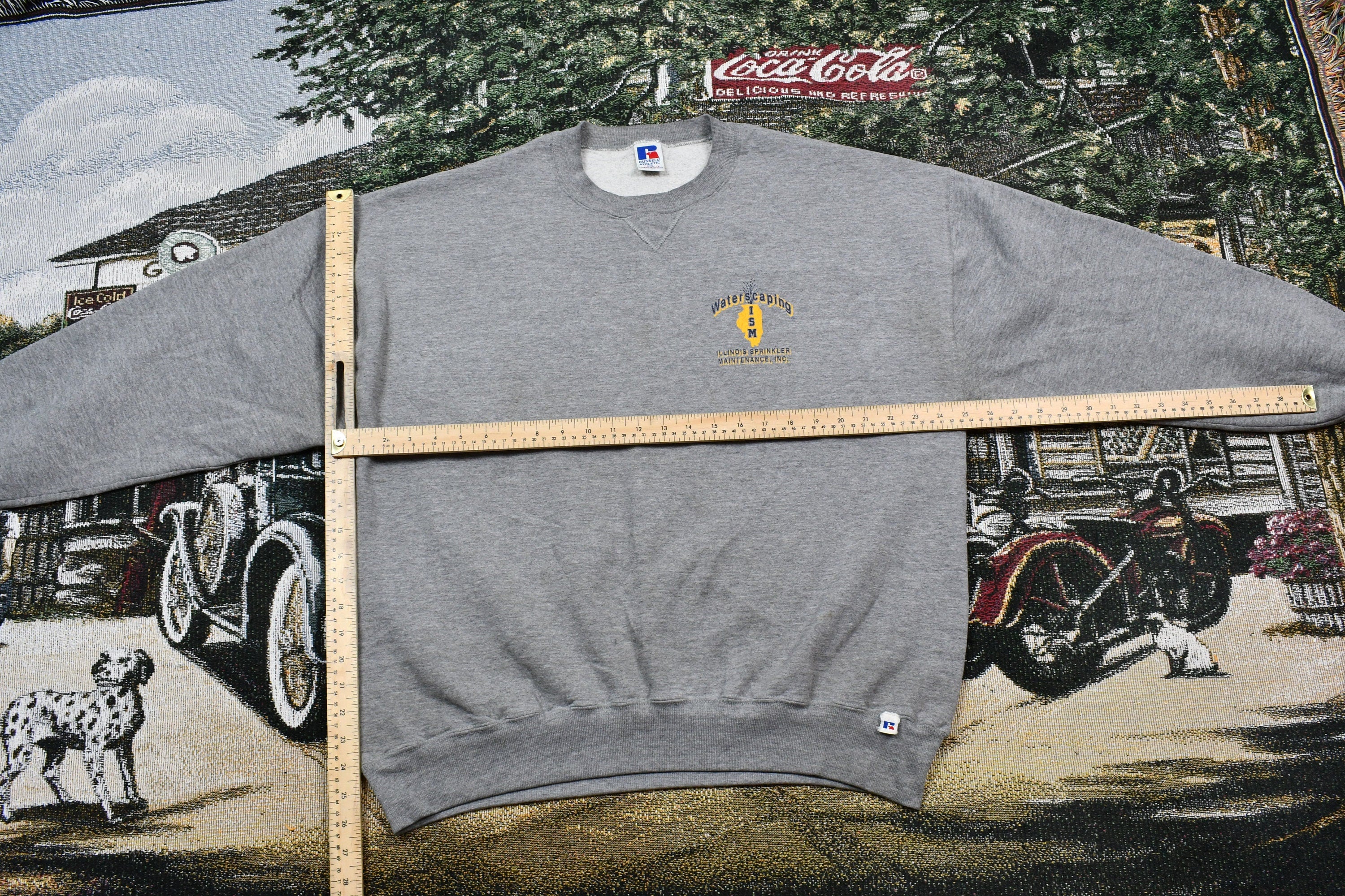 Vintage 1990s Illinois Waterscaping Russell Athletics Crewneck