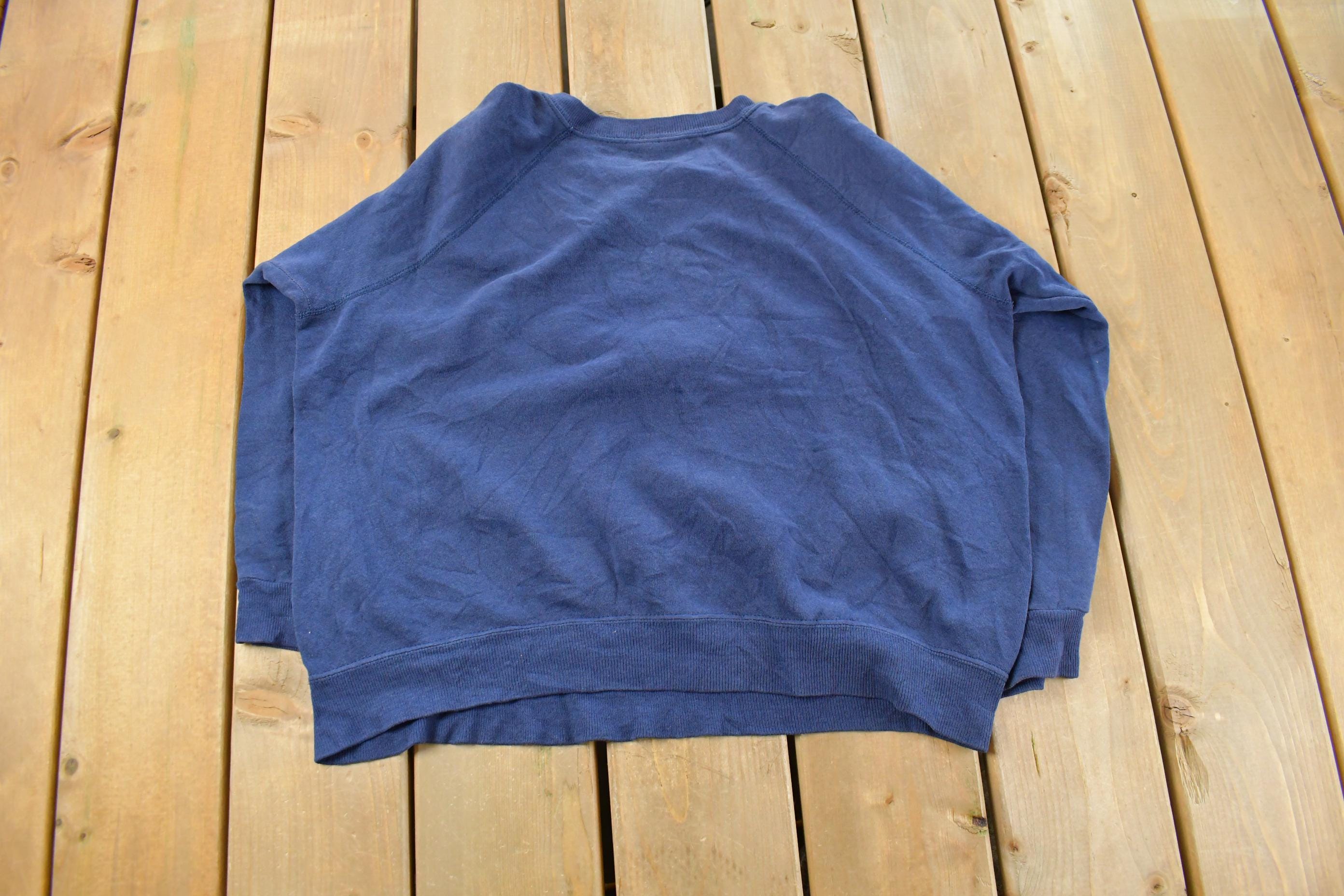 Vintage 1980s Bassett Walker Blank Crewneck Sweatshirt Men's Small