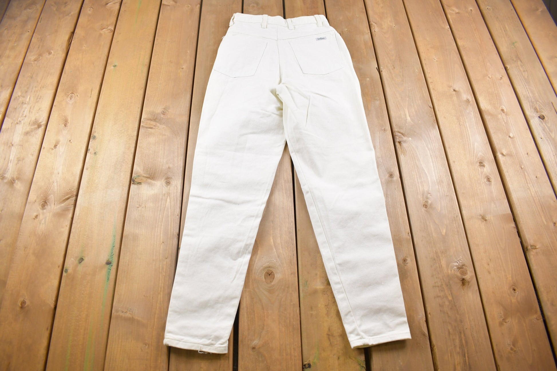 Vintage 1990's Brand New Bonjour White Jeans 24 x 30 / Women's Vintage Jeans / American Vintage / Streetwear Fashion / Vintage Pants