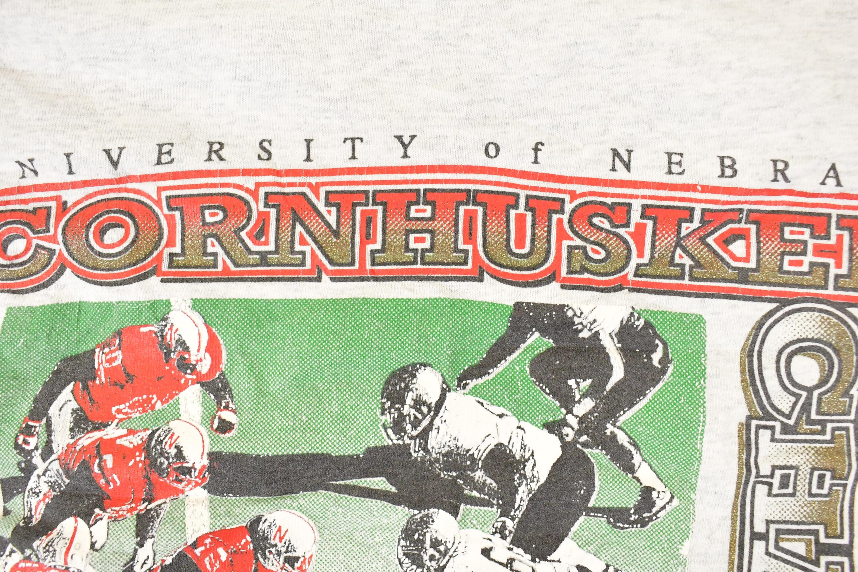 Vintage 1990s Nebraska Cornhuskers Collegiate T-Shirt Men's L