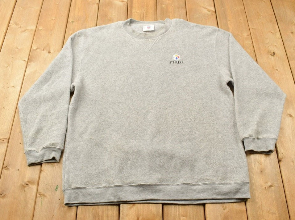 Vintage 1990s NFL Pittsburgh Steelers Fleece Crewneck Sweatshirt