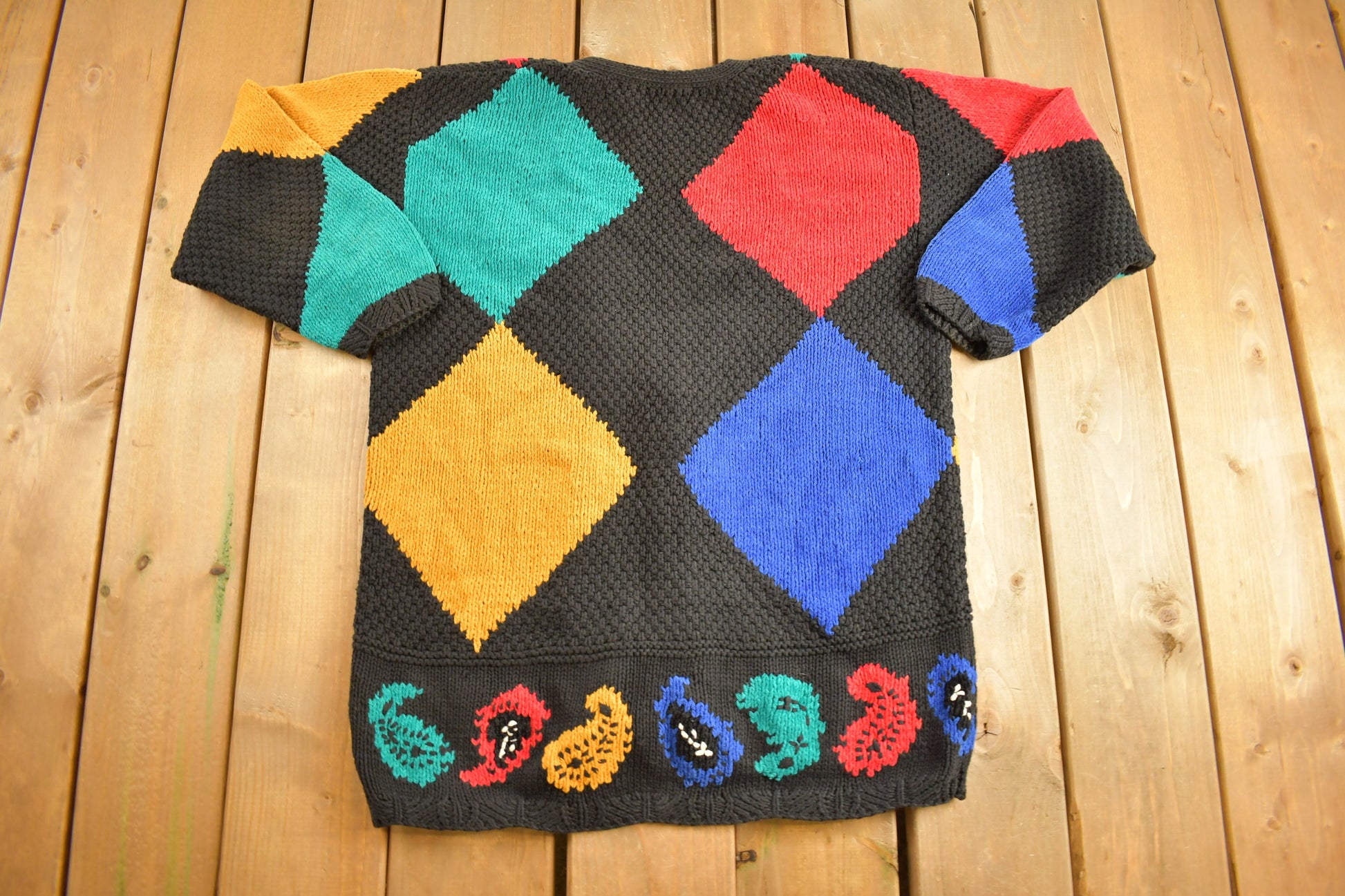 Vintage 1990s Chaus Knitted Cardigan Sweater