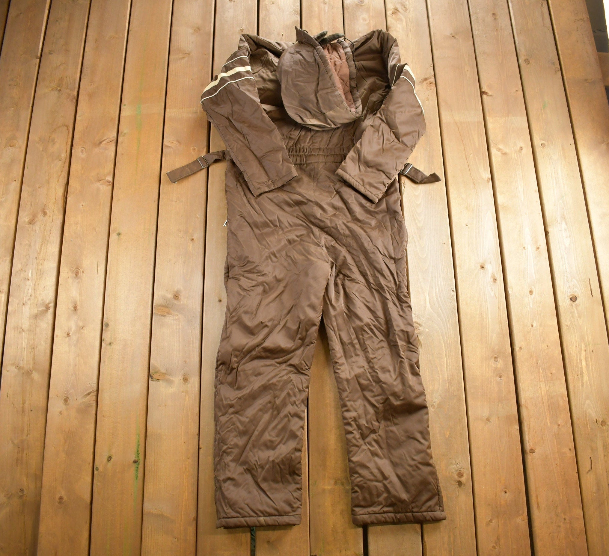 Vintage 1980s Sears Work Leisure Jumpsuit Size 23x28