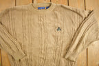 Vintage 1990s Izod Knit Crewneck Sweater