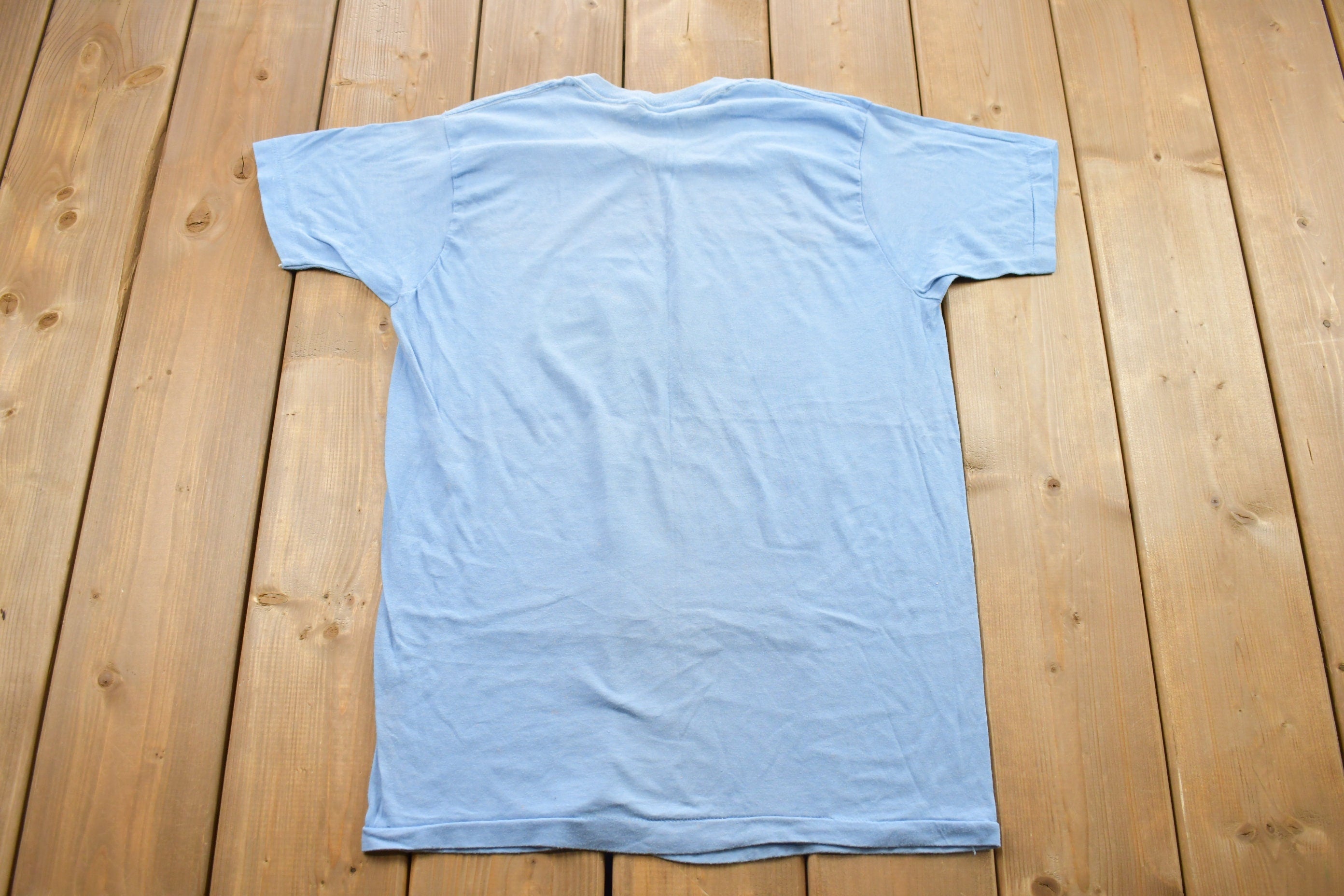 Vintage 1980 Screen and Stars Soccer Graphic T Shirt
