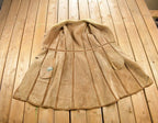Vintage 1980s English Lady Shearling Leather Coat