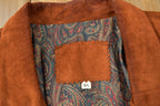 Vintage 1990s Genuine Leather Suede Fringe Jacket